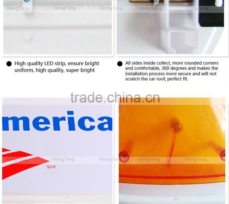 White taxi accessories box taxi top light