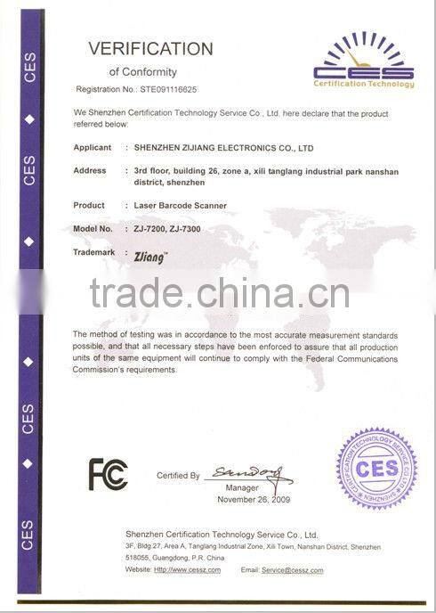 Automatic laser barcode scanner