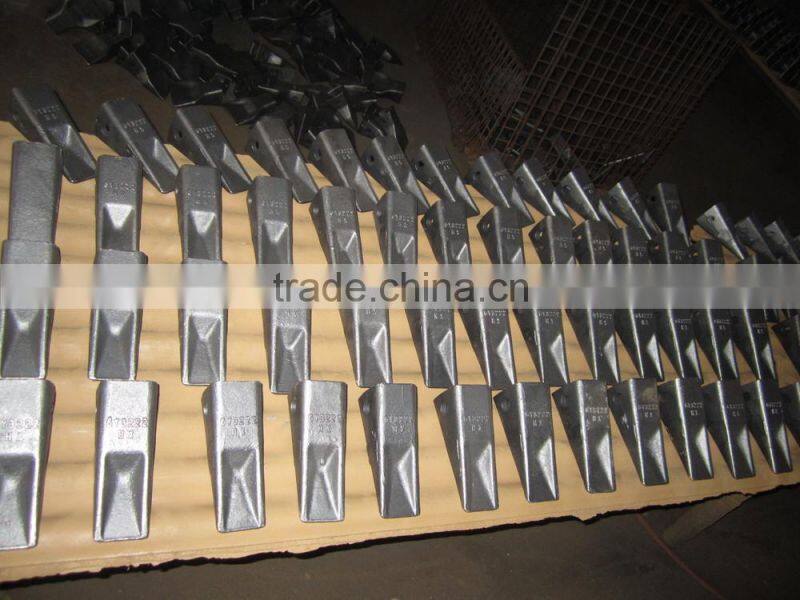 Alloy Steel Bucket Teeth Made by Investment Casting Process, OEM Service