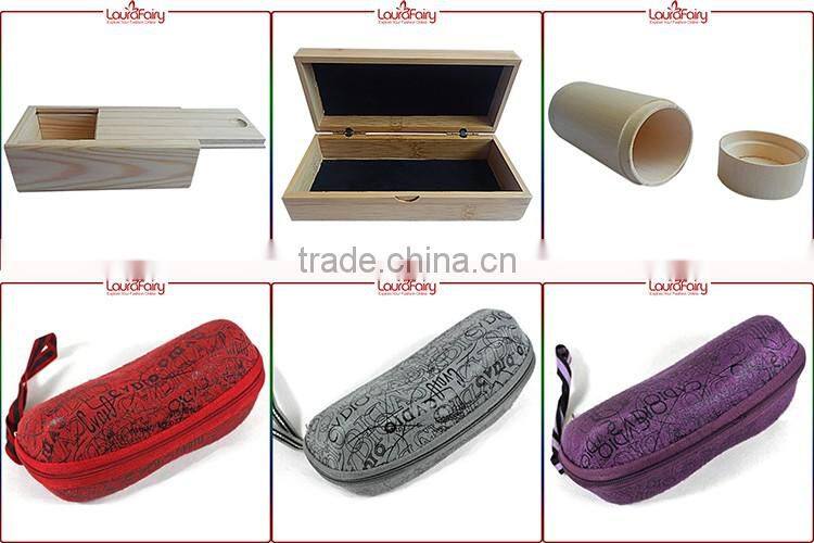 Laura Fairy China Wholesale Wooden Folding Rectangle Eyeglasses Case With Custom Your Logo