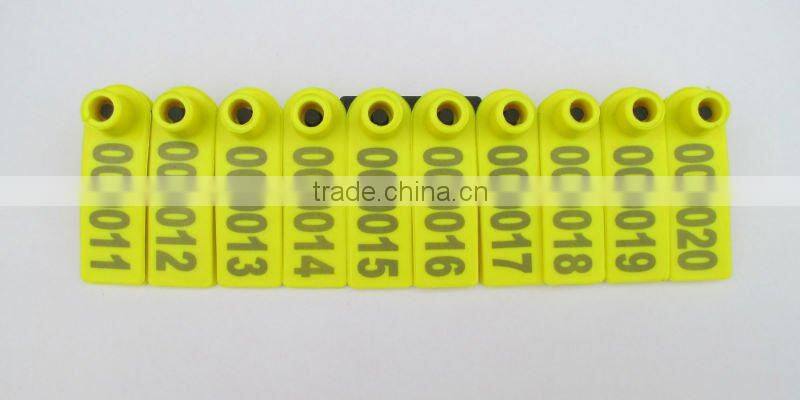 Added length sheep ear tag ,laser ear tag