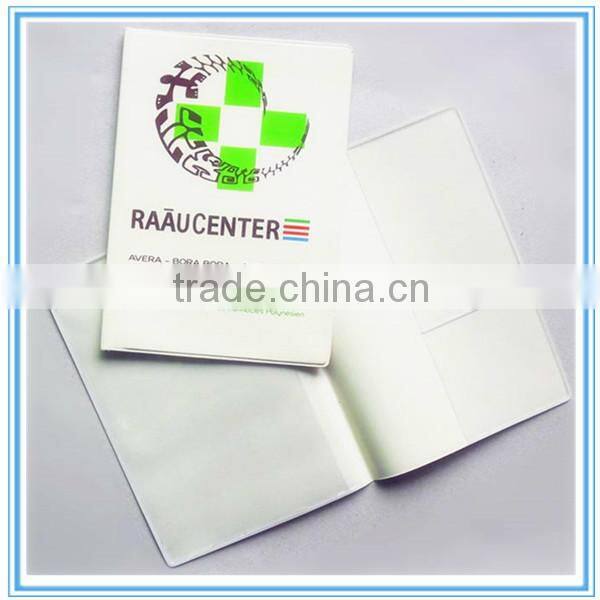 Plastic diary cover with document bag