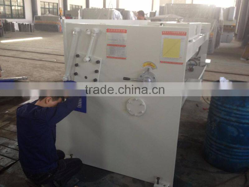 QC12Y-6*3200 Hydraulic shearing machine for sheet metal