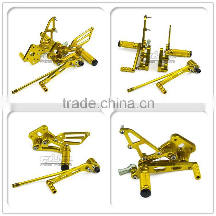 ARS-K6 Customized CNC Aluminium Racing footrest peg motorcycle for Suzuki GSXR 600/750 06-09