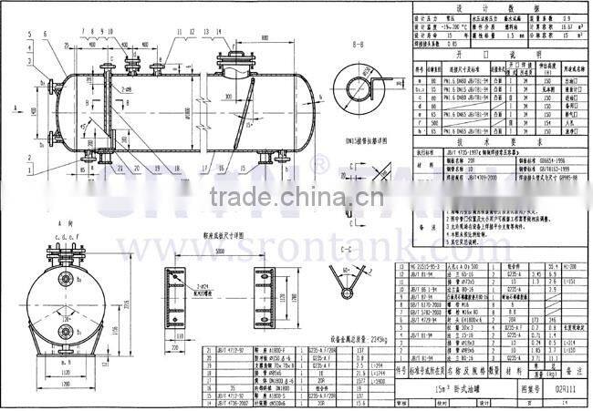 Sinopec Supplier Bitumen Tank For Sale With China Leading Technology