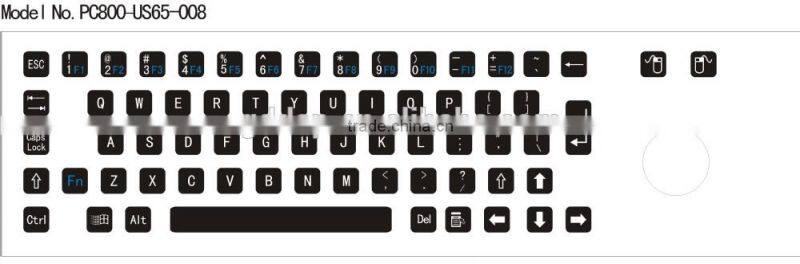 High quality telecommunication equipment metal keyboard