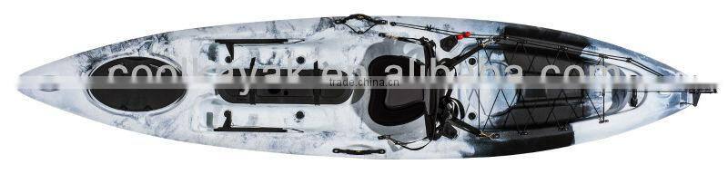 12ft LLDPE plast fishing kayak dinghy wholesale