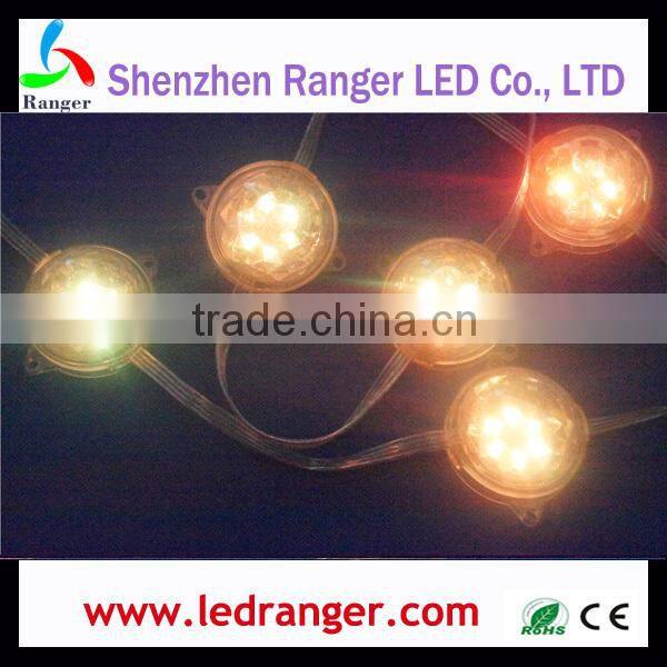 50mm Dmx512 Pixel Module 5050 6LEDs,DC24V DMX512 Addressable LED Pixel Module