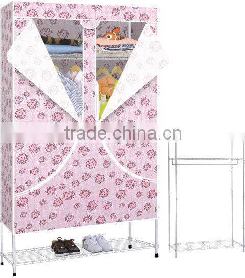 portable closet Non-woven fabric folding closet/wardrobe closet/bedroom wardrobes/canvas wardrobe