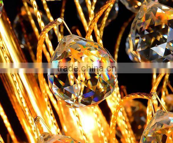 Large Luxury K9 Crystal Chandelier Lighting for Hotel Lobby Decor