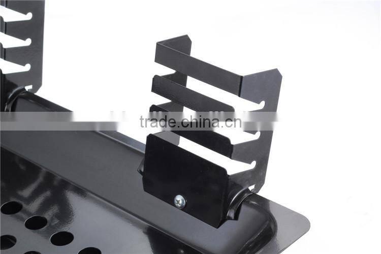 Fashion folding portable charcoal hanging bbq grill