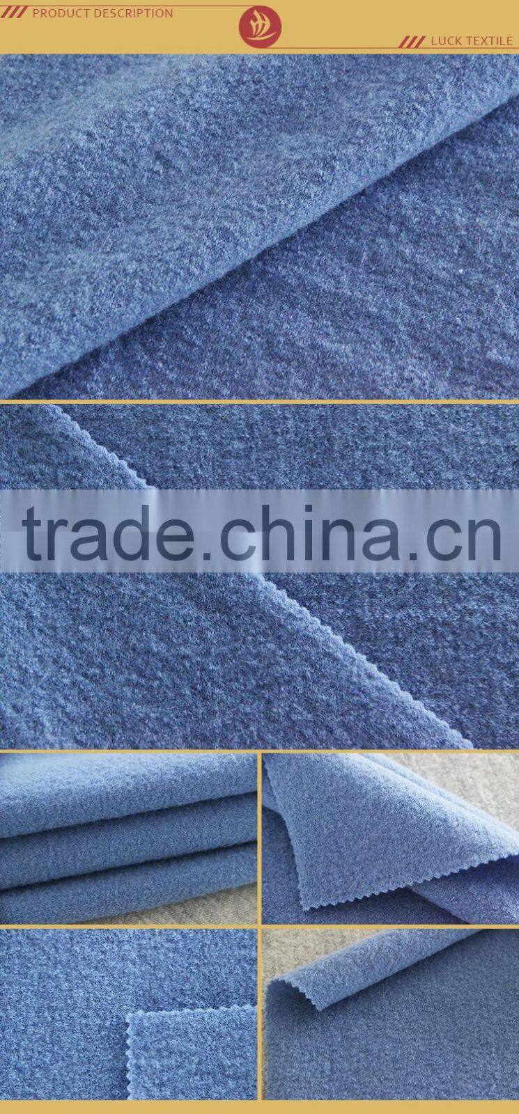 2016 New bolied wool coat fabric