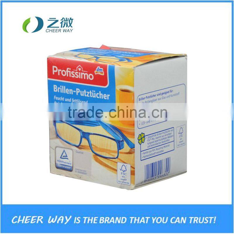 lens wet wipes for glasses laptop cameras cellphone TV screens