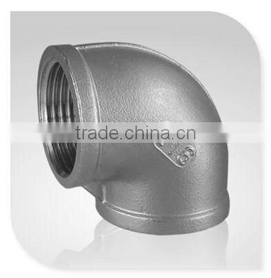 Stainless Steel Cast Elbow Connector 90 DEG Elbow Fitting Threaded Ends