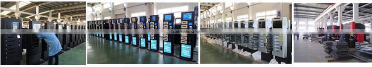 Banknotes Operated Vending Kiosk digital signage phone charging station locker APC-08B
