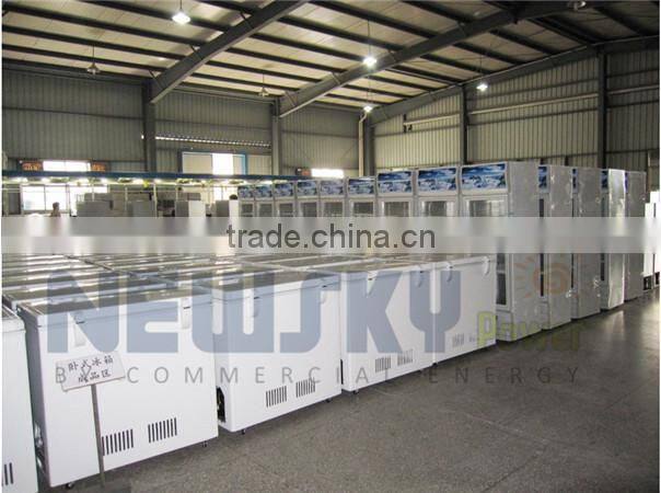 new design solar powered deep freezer 318 litre dc solar freezer br318