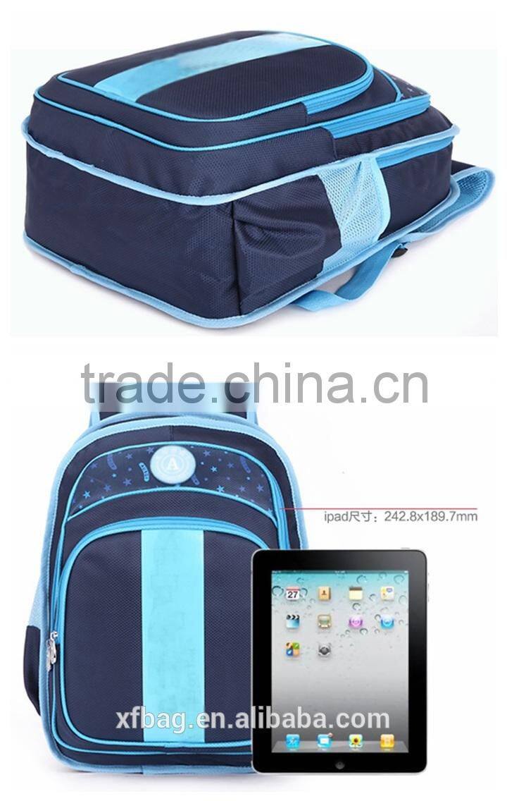 Little boy kindgarden polyester child school bag