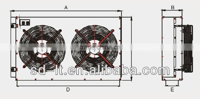 FN Series High Efficiency Refrigeration Condenser for Food Fresh,Cold Storage Room and Quick Freezing