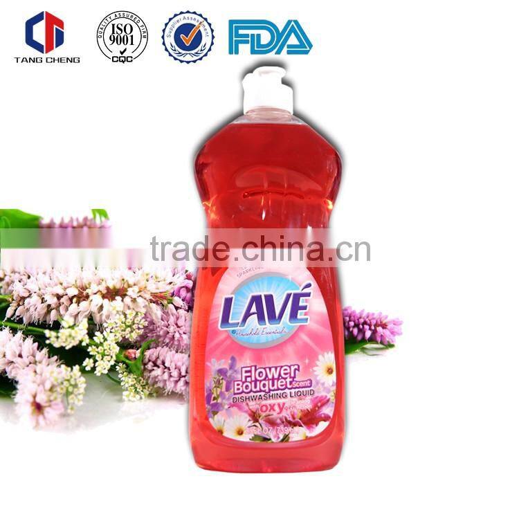 High quality scent 739ml washing up liquid