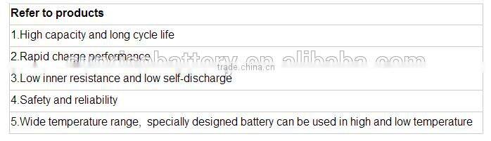 sc2000 Ni-CD 1.2V rechargeable battery for solar light