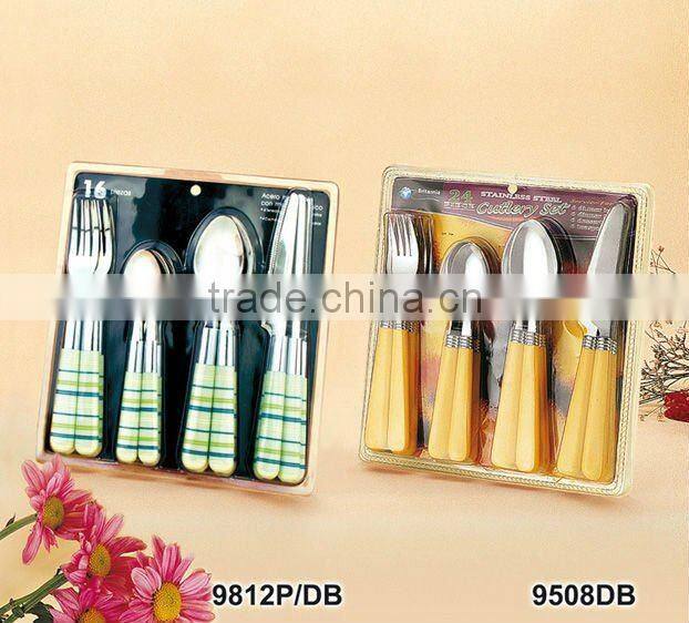 stainless steel knife fork spoon