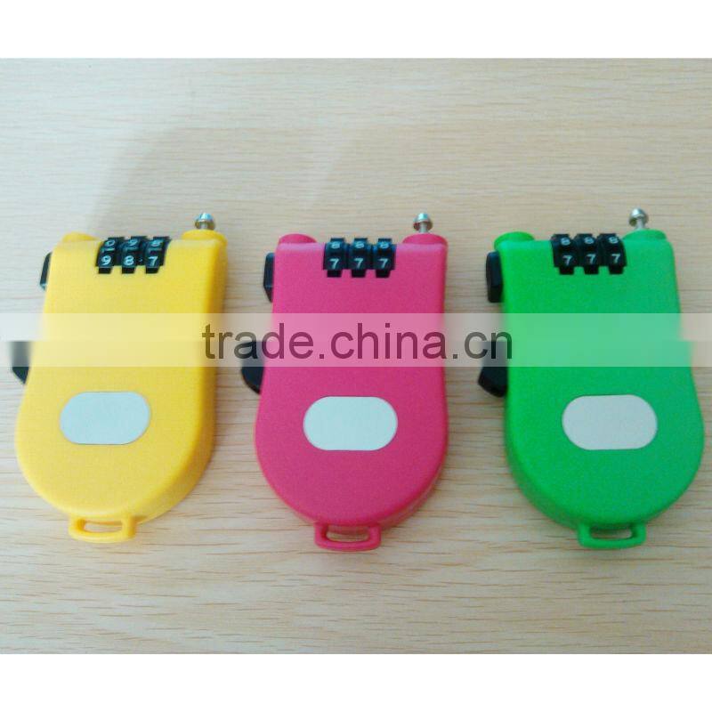 Original design ABS security Wire Combination Padlock of more colors