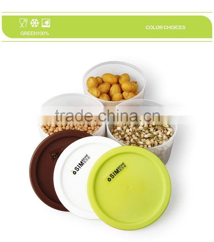 Plastic food candy jar/container 730ml