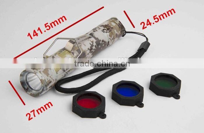 Onlystar GS-9497-2 camouflage best tactical colored multifunctional flashlight