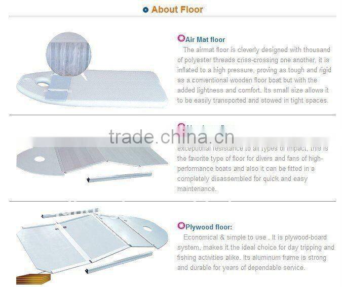 4.1m inflatable remote control fishing boat