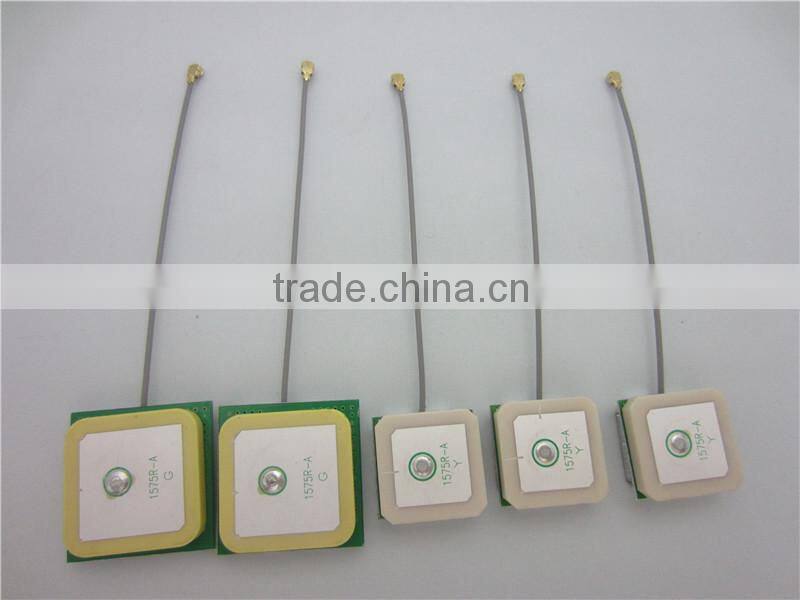 15*15mm GPS active internal antenna 28DBI high gain Navigation aerial booster with ipex plug