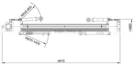 solenoid release hydraulic floor plate lift