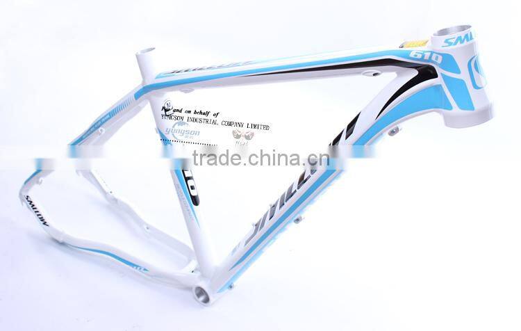 aluminum alloy 6061 26er*16/17 inch flat welding aluminum alloy mountain bike frame on sale