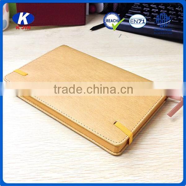 Hot selling high grade A5 PU leather executive notebook for presents