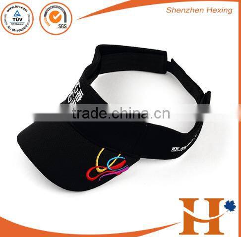 Cool fashion transparent visor cap wholesale golf visor hat