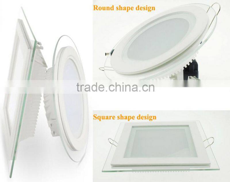 square Glass Panel light