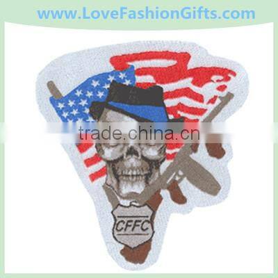 Embroidered Motorcycle Woven Patches,XL Embroidered Patches
