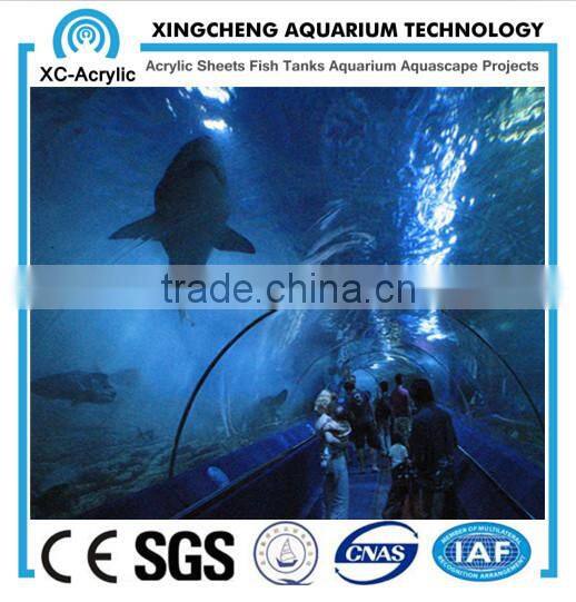 Good quality High Transparent Cast clear acrylic for aquarium tunnel