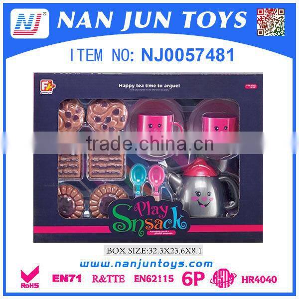 Miniature plastic tea set toys kids favorite toy tea set tea set toy hot selling