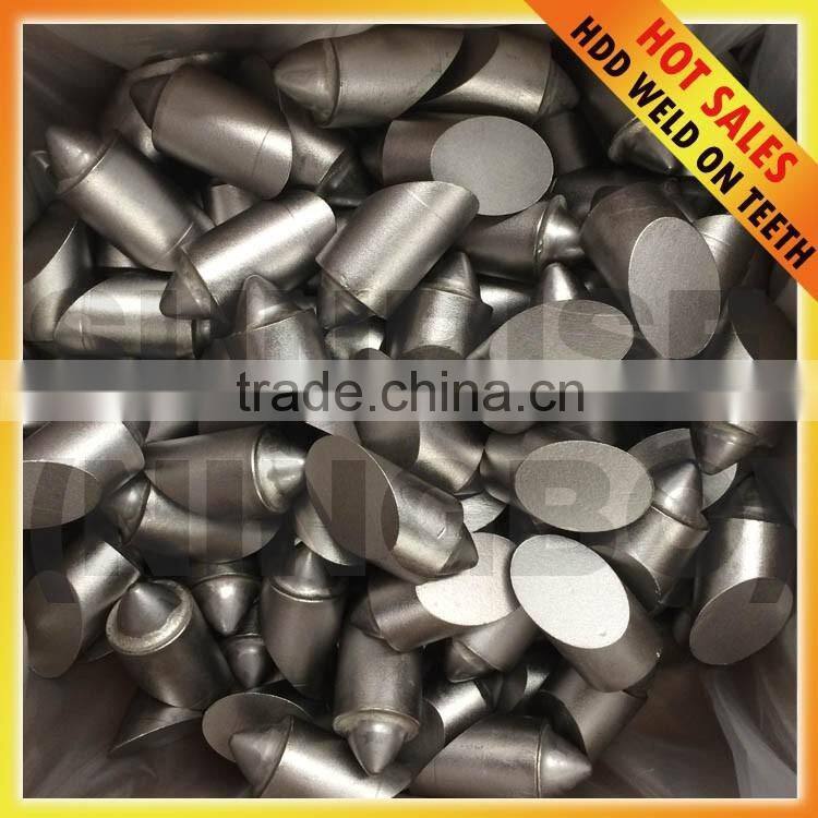 HDD back reamer weld on teeth Betek horizontal drilling tools welding bits for pipe line construction