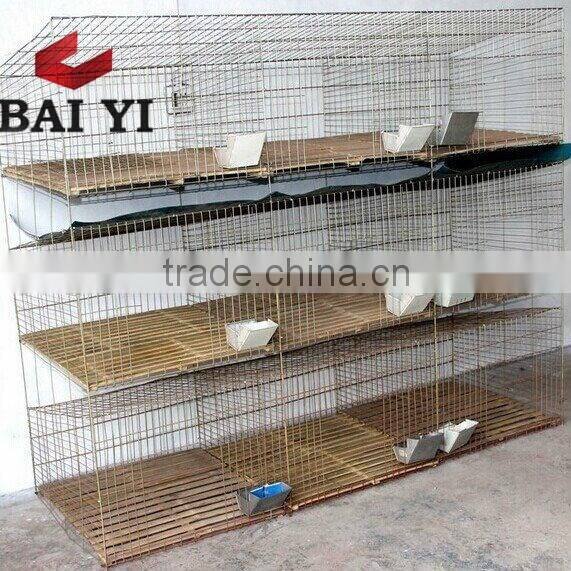 BAIYI Cheap Metal Cage For Big Female Rabbit / Breeding Rabbit / Commercial Rabbit