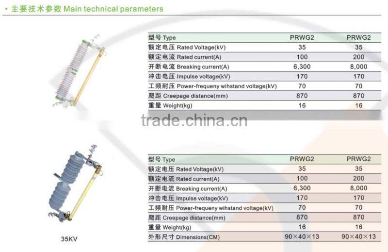 High voltage drop-out fuse cutout 35KV