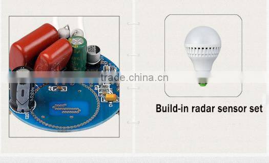 Radar motion sensor LED bulbs light china flower 4w for balcony combination price