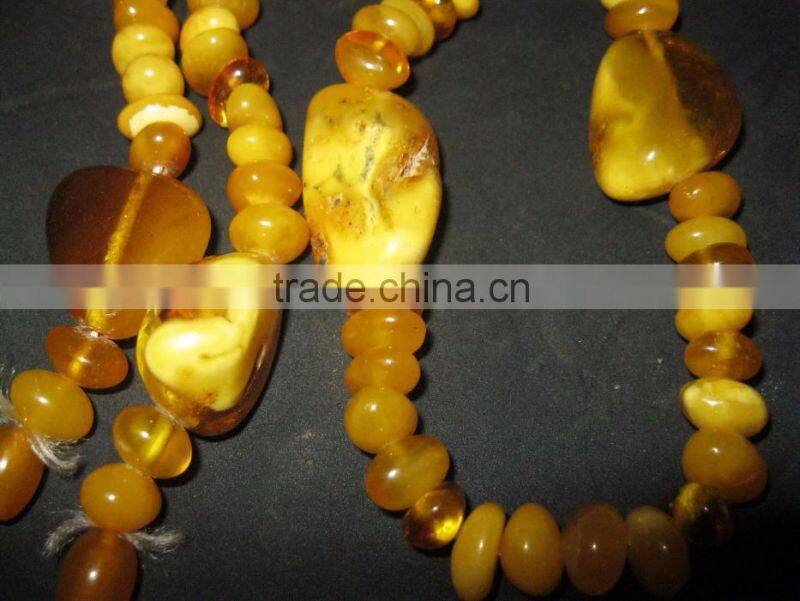 AMBER NECKLACE, ESCLUSIVE OLD VINTAGE, 100% NATURAL OLD AMBER