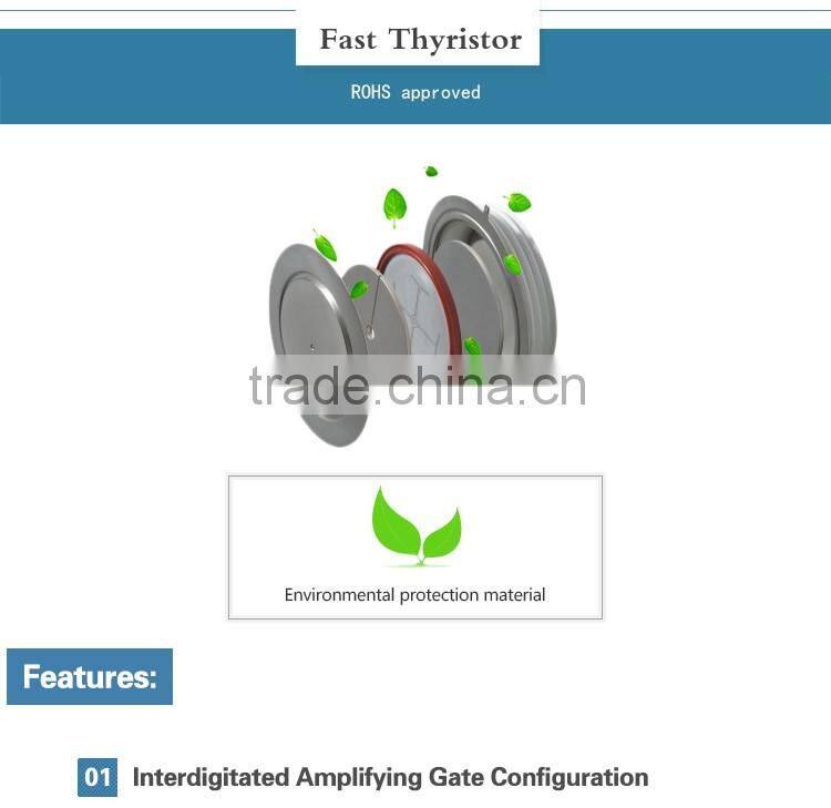 KK2500 2200-2500v 2500A fast thyristor fast switching thyristor