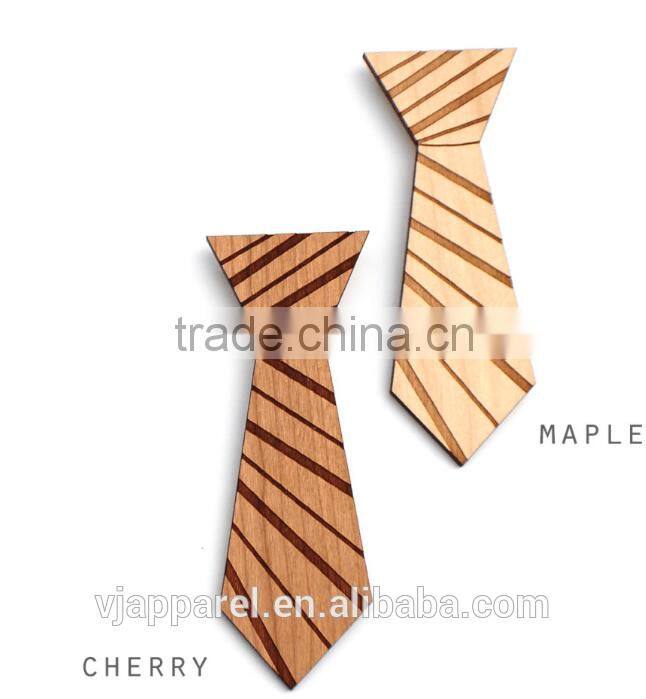 Mens Funny Christmas Wood Neck Ties