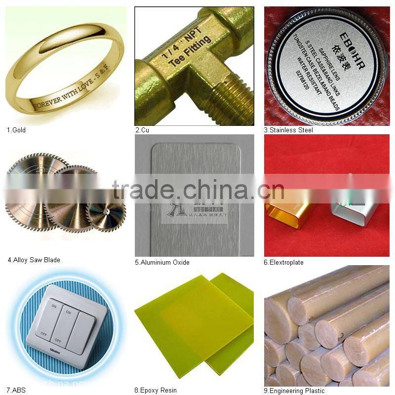 Surface Laser Engraved Marble Machine Fiber Laser Marking Machine with Marble Workbench