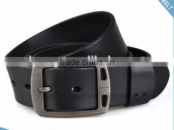2014 fashion smart casual pu leather with copper lock strong leather belts