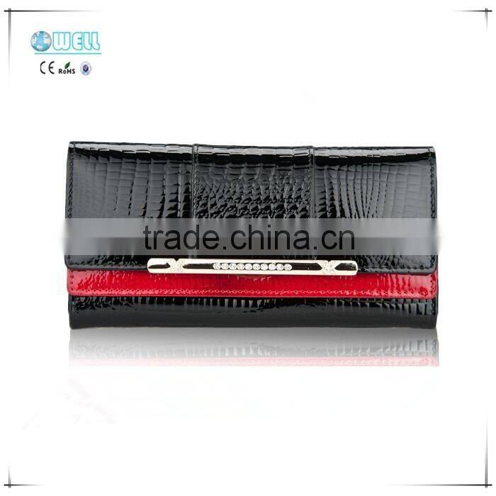 Factory Low price ladies wallet ladies pars hand set bag genuine wallet