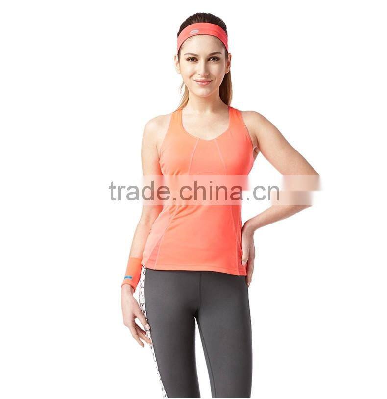 wholesale 2016 ladies's sexy high quality gym tank /sport t-shirts/yoga wear