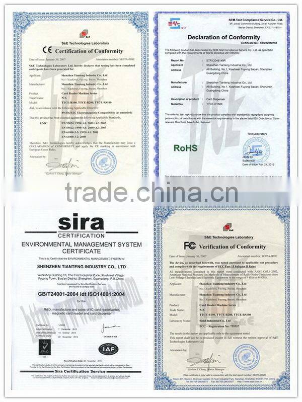 Best quality hotsell driver magnetic card reader all in one